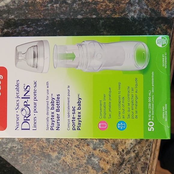 Playtex baby bottles and liners - Picture 2 of 4